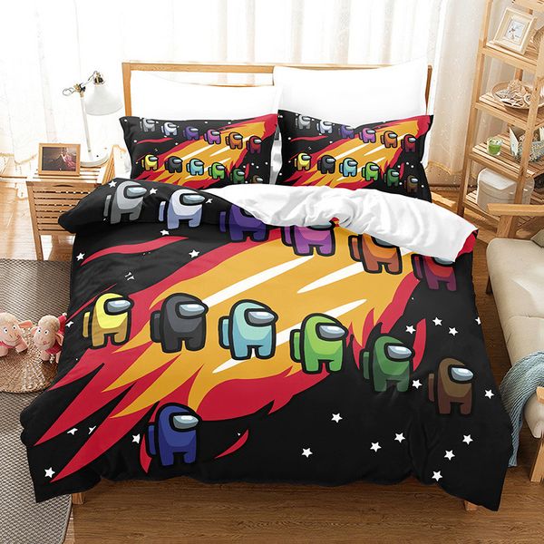 game among us bedding sets 3d cartoon digital printing three quilt cover pillowcase bedsheet cover suit duvet cover bedding sets e121005
game among us bedding sets 3d cartoon digital printing three quilt cover pillowcase bedsheet cover suit duvet cover bedding sets e121005