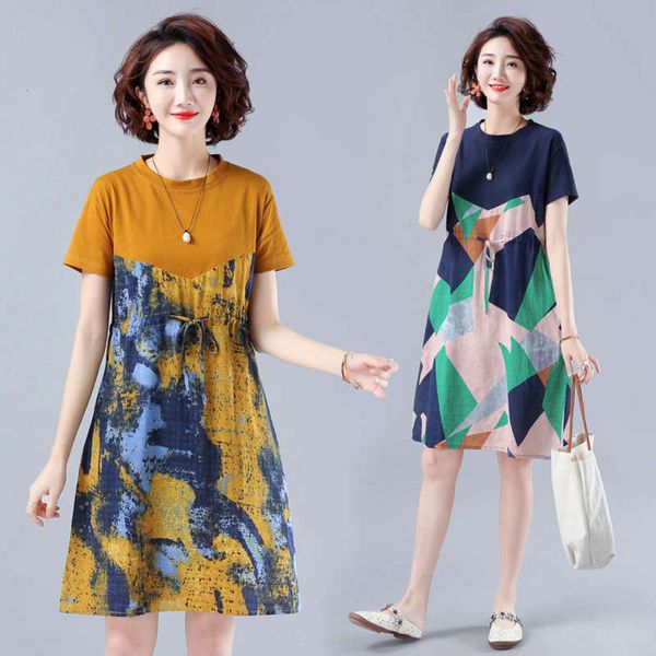 women's gentle 2020 fashion summer new wind loose large floral cotton linen medium length dress, Black;gray
women's gentle 2020 fashion summer new wind loose large floral cotton linen medium length dress, Black;gray
