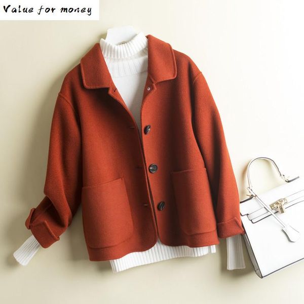 casual korean 100% wool coat elegant spring autumn women clothes 2020 female woolen coats outerwear abrigo mujer 1840 zt2473, Black
casual korean 100% wool coat elegant spring autumn women clothes 2020 female woolen coats outerwear abrigo mujer 1840 zt2473, Black