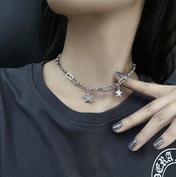 silver s925 silver star necklace female personality trend short clavicle chain simple temperament hip-hop style jewelry
silver s925 silver star necklace female personality trend short clavicle chain simple temperament hip-hop style jewelry