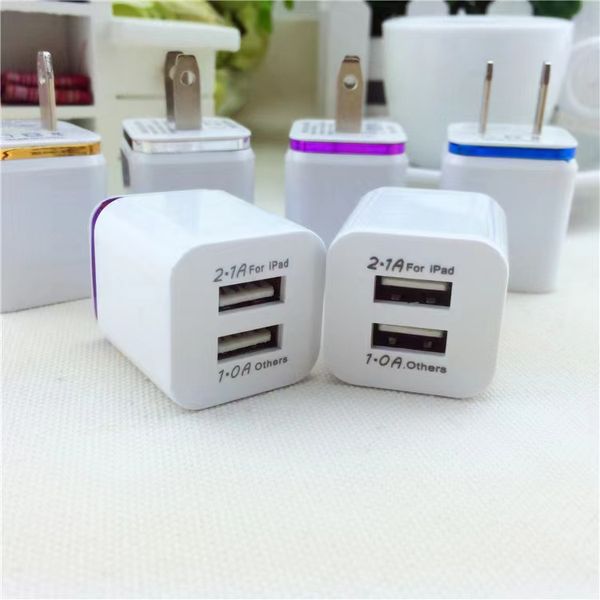 dual usb cellphone wall charging chargers 2 ports metal charger plugs 2.1a + 1 a power adapter plug for samsung s4 s6 any cellphone
dual usb cellphone wall charging chargers 2 ports metal charger plugs 2.1a + 1 a power adapter plug for samsung s4 s6 any cellphone