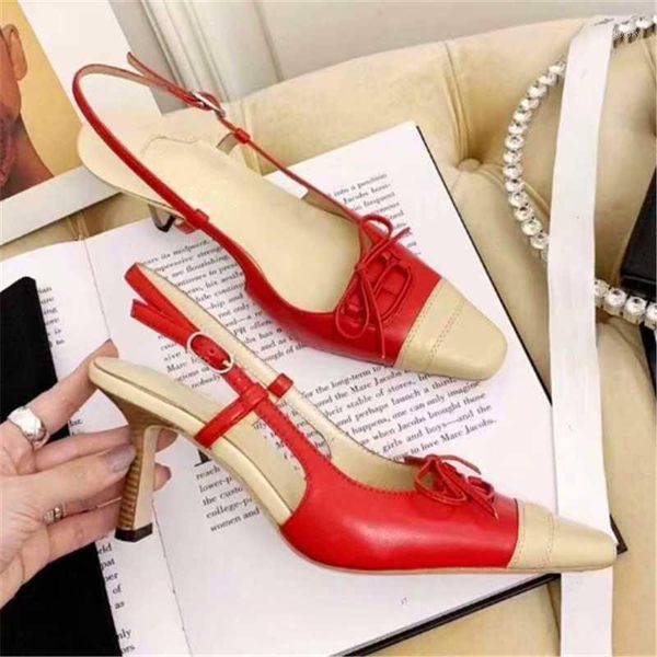 bowknot sandals straps buckle leather sandals mixed colours pointed splicing slim high heel women's shoes1, Black
bowknot sandals straps buckle leather sandals mixed colours pointed splicing slim high heel women's shoes1, Black