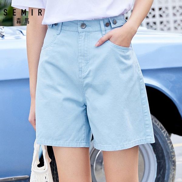 women's shorts semir women loose wide legs 2021 summer high waist casual woman trend pure cotton comfortable, White;black
women's shorts semir women loose wide legs 2021 summer high waist casual woman trend pure cotton comfortable, White;black