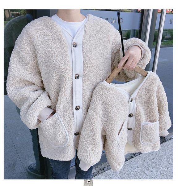 jackets parent-child clothes boys mother girl jacket lamb wool velvet padded fall winter korean cardigan warm children's coat, Blue;gray
jackets parent-child clothes boys mother girl jacket lamb wool velvet padded fall winter korean cardigan warm children's coat, Blue;gray
