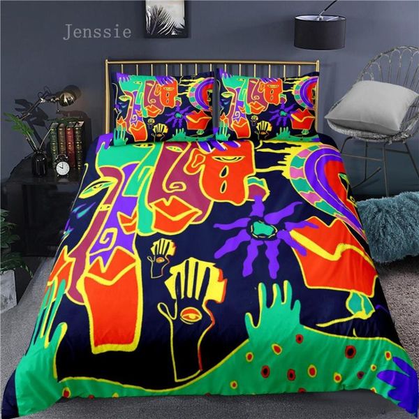 hand painted abstract art bedding set duvet cover single king size printing quilt cover 2/3 pcs set home textiles
hand painted abstract art bedding set duvet cover single king size printing quilt cover 2/3 pcs set home textiles