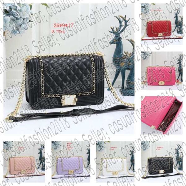 new wholesale ladies shoulder bag messenger bag leather designer famous handbag women chain party bag pure woman bags sz 26*9*17 cm
new wholesale ladies shoulder bag messenger bag leather designer famous handbag women chain party bag pure woman bags sz 26*9*17 cm