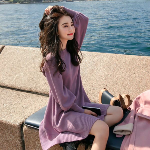 2021 new autumn solid color elegant thick nightgown gown women's knitted or crocheted loose short feminine chic dress in au5q, Black;gray
2021 new autumn solid color elegant thick nightgown gown women's knitted or crocheted loose short feminine chic dress in au5q, Black;gray