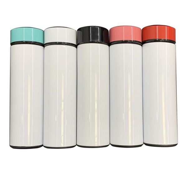 blank sublimation water bottle temperature display bottle stainless steel smart mug 500ml thermal bottle with lcd touch dhl
blank sublimation water bottle temperature display bottle stainless steel smart mug 500ml thermal bottle with lcd touch dhl