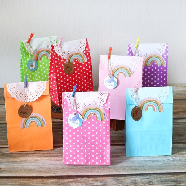 gift wrap 24 sets creative bags color dot paper cake pads with stickers tags wooden clips decoration candy packaging
gift wrap 24 sets creative bags color dot paper cake pads with stickers tags wooden clips decoration candy packaging