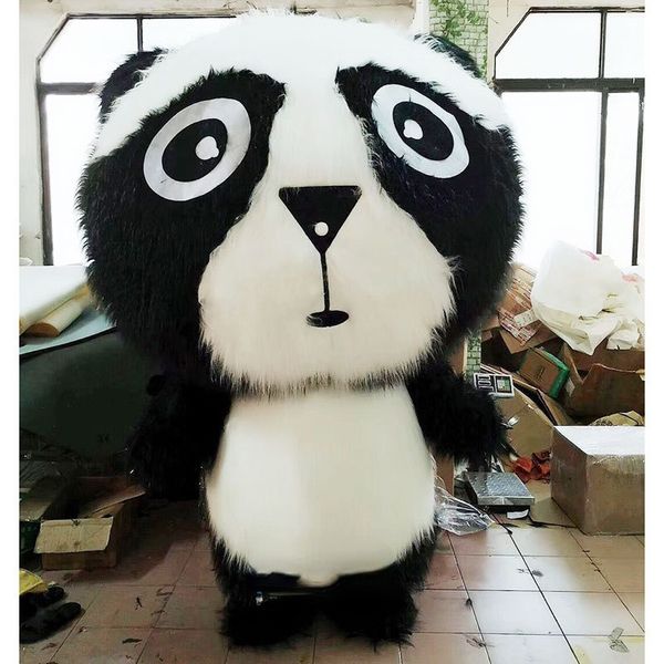 mascot costumes black and white inflatable panda mascot costume cartoon doll costume people wear animal walking show panda, Red;yellow
mascot costumes black and white inflatable panda mascot costume cartoon doll costume people wear animal walking show panda, Red;yellow