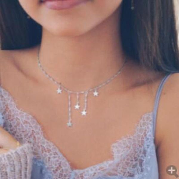 brling new 2020 fashion ins vintage chain pendant choker golden star tassel alloy necklace for women girls gifts party, Golden;silver
brling new 2020 fashion ins vintage chain pendant choker golden star tassel alloy necklace for women girls gifts party, Golden;silver