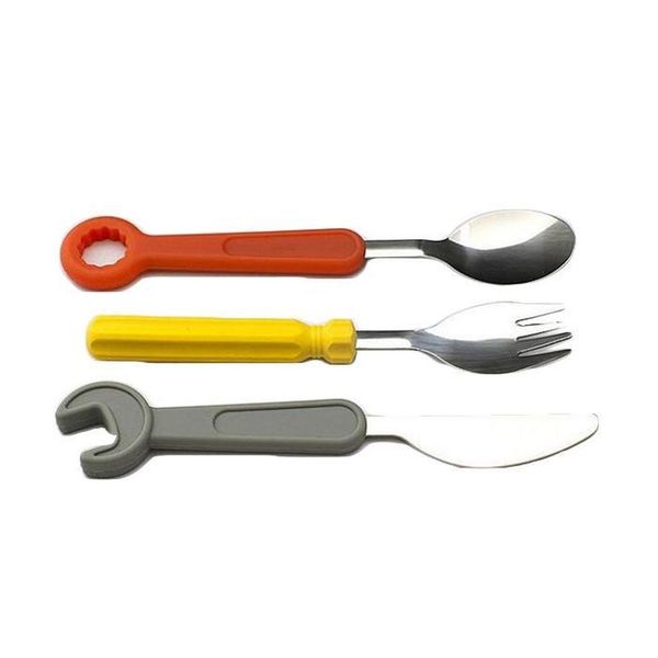 wrench screwdriver silicone stainless steel portable travel kids cutlery fork spoon picnic set gift for child dinnerware
wrench screwdriver silicone stainless steel portable travel kids cutlery fork spoon picnic set gift for child dinnerware
