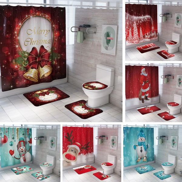 merry christmas snowman santa claus elk waterproof shower curtain toilet cover mat non slip rug set home bathroom decor
merry christmas snowman santa claus elk waterproof shower curtain toilet cover mat non slip rug set home bathroom decor