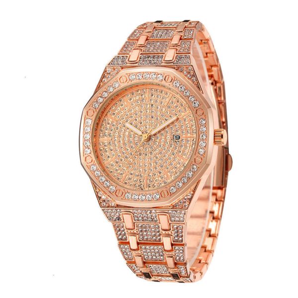 calendar big studded dial star selling men's steel band watch j2cm, Slivery;brown 
calendar big studded dial star selling men's steel band watch j2cm, Slivery;brown