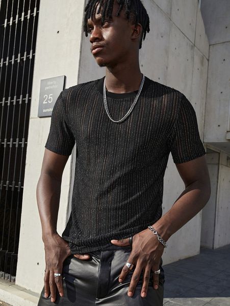 men glitter mesh e7ow#, White;black 
men glitter mesh e7ow#, White;black