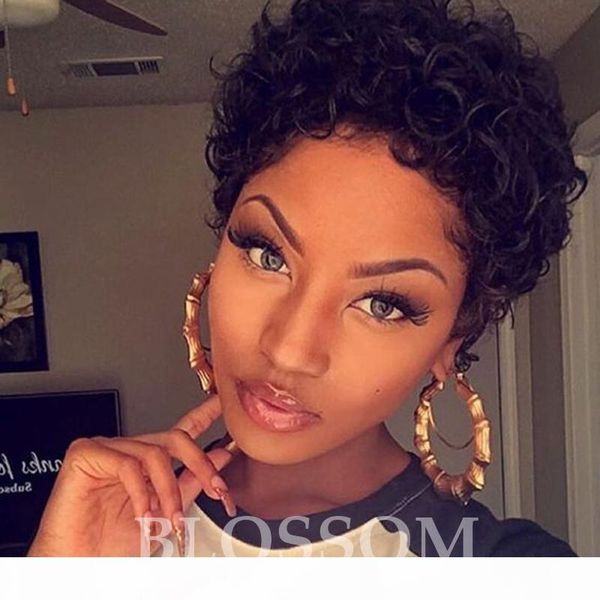 fashion 100% human hair black short curly wigs afro curly wigs glueless none full front lace wigs for women, Black;brown
fashion 100% human hair black short curly wigs afro curly wigs glueless none full front lace wigs for women, Black;brown