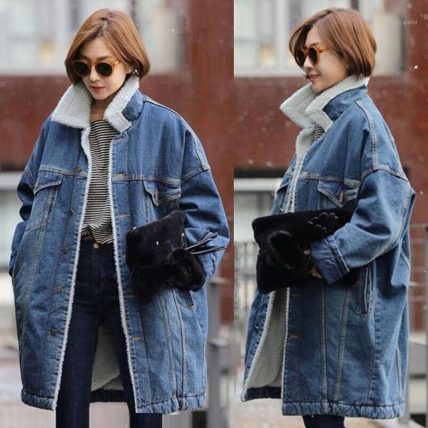 warm winter denim jacket for female 2019 new fashion autumn winter wool lining jeans coat women bomber jackets casaco feminino1, Black;brown
warm winter denim jacket for female 2019 new fashion autumn winter wool lining jeans coat women bomber jackets casaco feminino1, Black;brown