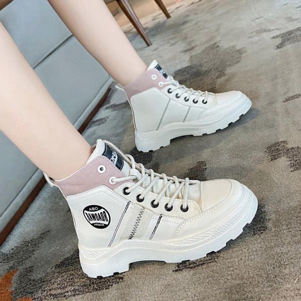 women boots round toe pu leather ankle boots for women flats platform autumn 2020 comfortable martin increase shoes, Black
women boots round toe pu leather ankle boots for women flats platform autumn 2020 comfortable martin increase shoes, Black