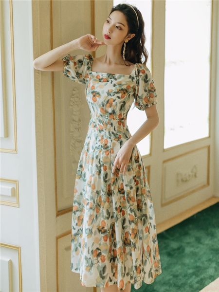 summer 2021 elegant tunic midi adjustment and enlargement square neck chiffon printing lantern short sleeve dressed as fiesta d3ow, Black;gray
summer 2021 elegant tunic midi adjustment and enlargement square neck chiffon printing lantern short sleeve dressed as fiesta d3ow, Black;gray