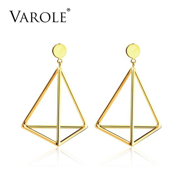 varole 3d pyramids dangle earring gold color long drop earrings ear studs for women fashion jewelry pendientes brincos
varole 3d pyramids dangle earring gold color long drop earrings ear studs for women fashion jewelry pendientes brincos