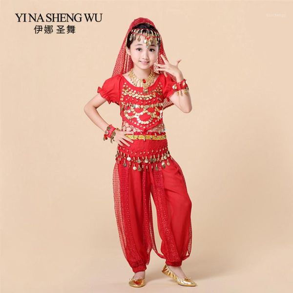 new children belly dance costumes 5pcs set (pants+waist chain+bracelet+headdress) kids india belly dance bollywood costumes1, Black;red
new children belly dance costumes 5pcs set (pants+waist chain+bracelet+headdress) kids india belly dance bollywood costumes1, Black;red