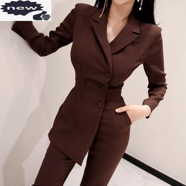 new womens business double breasted blazer bodysuit office ladies formal work pant suits slim fit one piece suit1, White
new womens business double breasted blazer bodysuit office ladies formal work pant suits slim fit one piece suit1, White