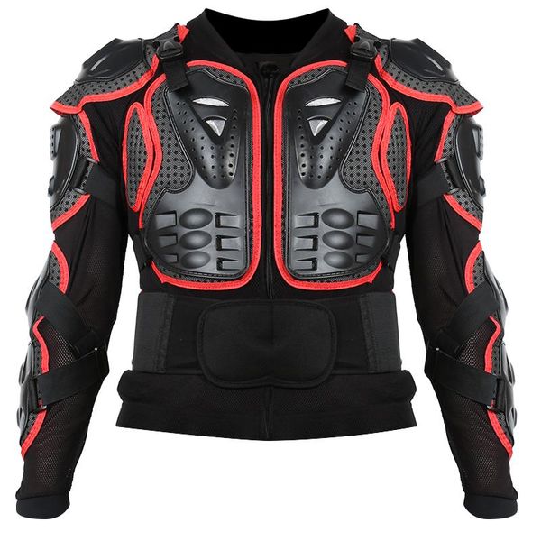 motorcycle armor full body jacket spine chest protection gear smart s-xl red side shoulder 
motorcycle armor full body jacket spine chest protection gear smart s-xl red side shoulder