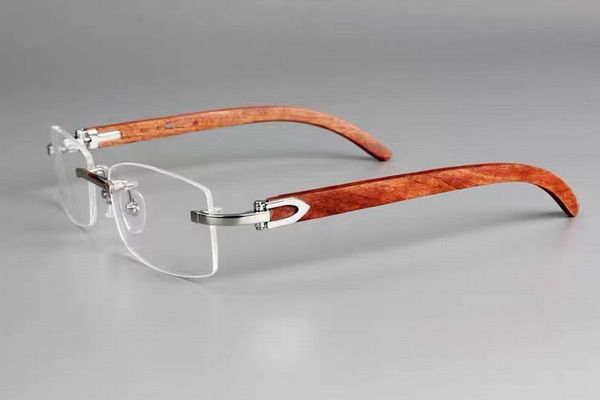 rimless glasses frame optical eyewear wood gold clear lens men eyeglasses frames with box, Black
rimless glasses frame optical eyewear wood gold clear lens men eyeglasses frames with box, Black
