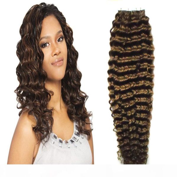 human tape in kinky curly skin weft 100% curly tape hair extensions #4 dark brown tape in human hair extensions 100g 40pcs, Black
human tape in kinky curly skin weft 100% curly tape hair extensions #4 dark brown tape in human hair extensions 100g 40pcs, Black