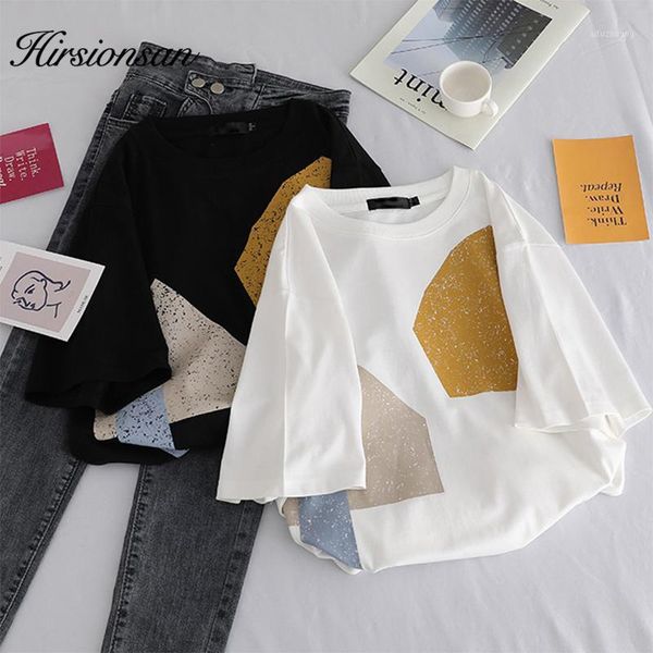 hirsionsan geometric printed t shirt women 2020 new summer women white tees o-neck loose tee short sleeve femme t-shirt1
hirsionsan geometric printed t shirt women 2020 new summer women white tees o-neck loose tee short sleeve femme t-shirt1