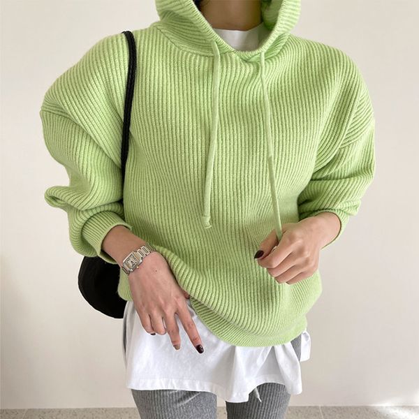 2021 new candy color hang strip casual all-match long-sleeved hooded patch knitted sweater women ijtq, White;black
2021 new candy color hang strip casual all-match long-sleeved hooded patch knitted sweater women ijtq, White;black