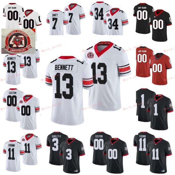 stitched custom 13 elijah holyfield 13 stetson bennett 2 richard lecounte iii 2021 georgia bulldogs college men women kids jersey, Black
stitched custom 13 elijah holyfield 13 stetson bennett 2 richard lecounte iii 2021 georgia bulldogs college men women kids jersey, Black