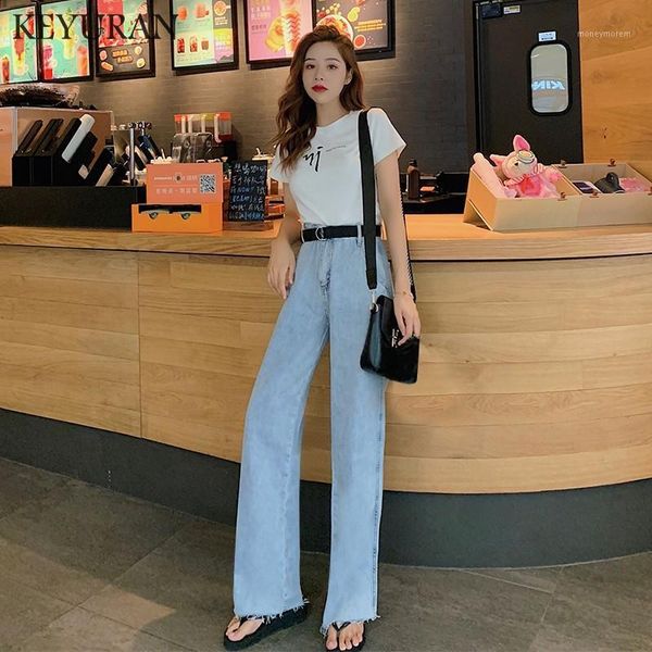 women's jeans womens high waist wide leg loose fit leisure denim full length straight casual mopping spring autumn1, Blue
women's jeans womens high waist wide leg loose fit leisure denim full length straight casual mopping spring autumn1, Blue