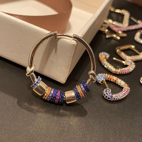 circle earrings new arrivals women single romantic colorful multi-ring earring for girlfriend, Golden;silver
circle earrings new arrivals women single romantic colorful multi-ring earring for girlfriend, Golden;silver