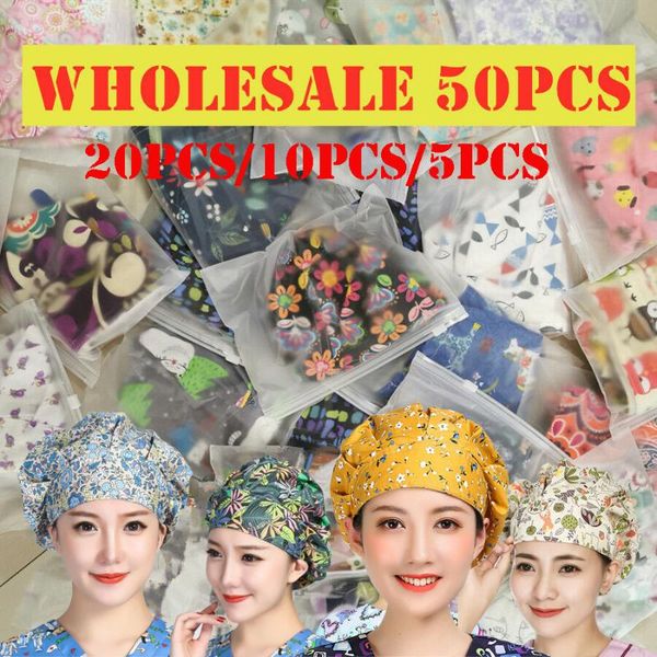 50/20/10/5pcs random send wholesale women men scrub cap/hat print reuseable cotton adjustable sweatband bouffant hats work wear, Blue;gray
50/20/10/5pcs random send wholesale women men scrub cap/hat print reuseable cotton adjustable sweatband bouffant hats work wear, Blue;gray