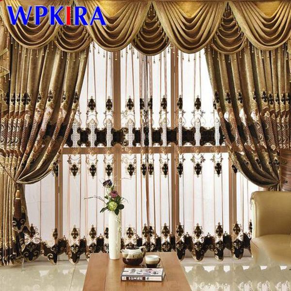 curtain & drapes european embroidered for living room bedroom window panel luxury brown blackout el wp082d3
curtain & drapes european embroidered for living room bedroom window panel luxury brown blackout el wp082d3