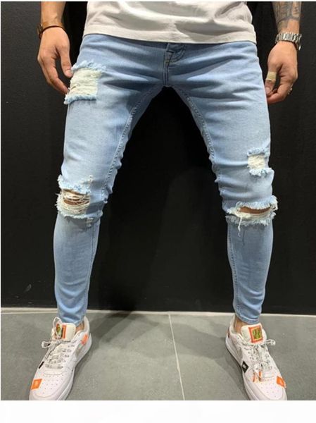 3019 europe and america new style quality youth with holes printed red stripe elasticity men's skinny jeans, Blue
3019 europe and america new style quality youth with holes printed red stripe elasticity men's skinny jeans, Blue