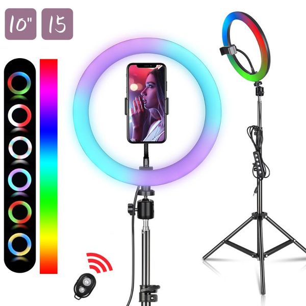 6/10/12inch led ring light selfie ring lamp rgb15 colors 3 model with tripod stand usb plug for youtube live makeup pgraphy
6/10/12inch led ring light selfie ring lamp rgb15 colors 3 model with tripod stand usb plug for youtube live makeup pgraphy