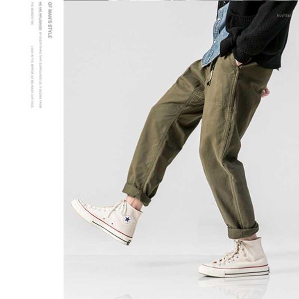 2020 new spring and autumn men's casual pants japanese solid color loose straight-leg pants men's trend1, Black
2020 new spring and autumn men's casual pants japanese solid color loose straight-leg pants men's trend1, Black