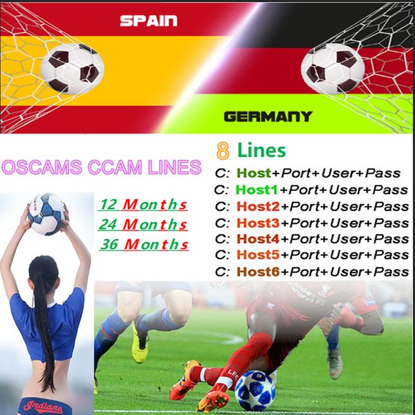 oscams ccam lines europe polska 8 clines server dazn hbo for portugal poland germany enigma2 receptor dvb s2 sat receiver
oscams ccam lines europe polska 8 clines server dazn hbo for portugal poland germany enigma2 receptor dvb s2 sat receiver