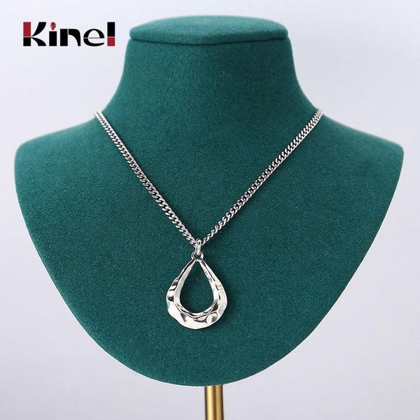 kinel genuine 925 sterling silver oval pendant necklace vintage sweater chain silver 925 necklace for women luxury fine jewelry
kinel genuine 925 sterling silver oval pendant necklace vintage sweater chain silver 925 necklace for women luxury fine jewelry