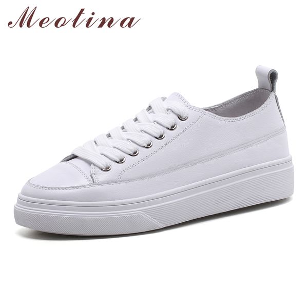 meotina platform shoes women natural genuine leather flat casual shoes real leather lace up white sneakers ladies flats spring q1215, Black;white
meotina platform shoes women natural genuine leather flat casual shoes real leather lace up white sneakers ladies flats spring q1215, Black;white