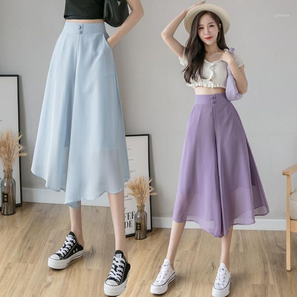 20020 summer chiffon pants women causal wide leg trousers female solid color high waist buttons loose pants women1, Black;white
20020 summer chiffon pants women causal wide leg trousers female solid color high waist buttons loose pants women1, Black;white