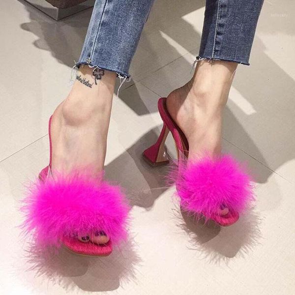 large size women summer casual fur slippers wine glass high heels non-slip solid hair slides rose black slippers wm20-721
large size women summer casual fur slippers wine glass high heels non-slip solid hair slides rose black slippers wm20-721