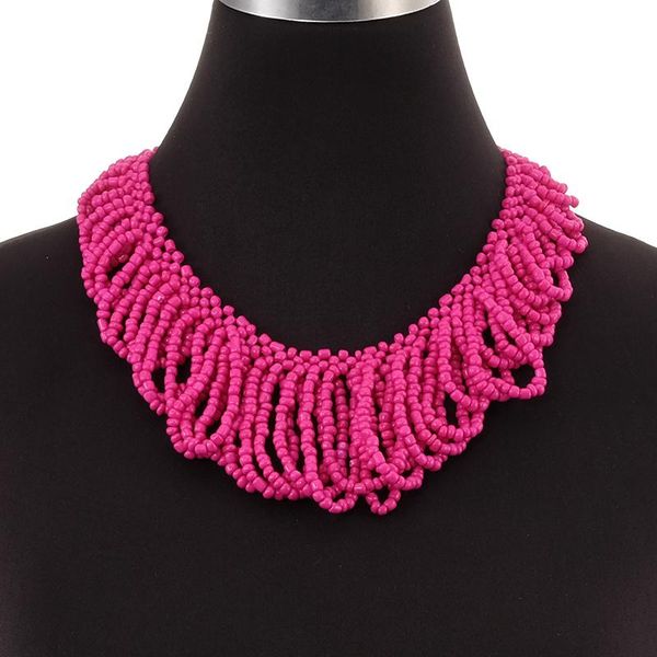 chains all seasons women chic punk trendy seed beads handmade choker necklace fashion wedding bridal jewelry, Silver
chains all seasons women chic punk trendy seed beads handmade choker necklace fashion wedding bridal jewelry, Silver
