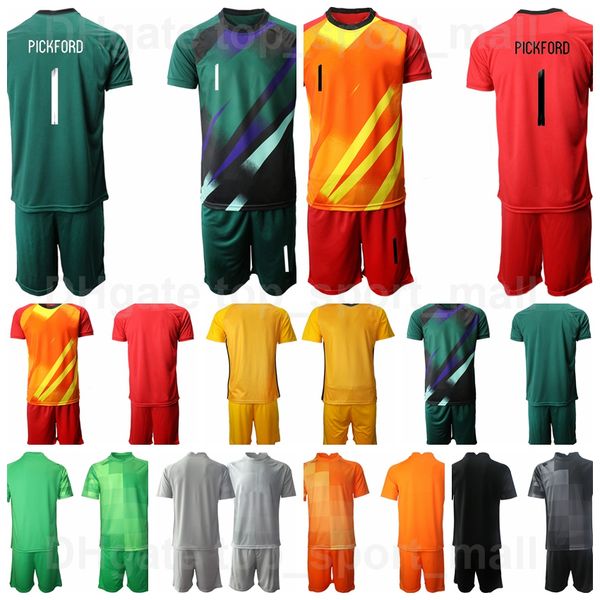 national team goalkeeper soccer 1 pickford jersey set gk 13 aaron ramsdale joe hart 1 gordon banks peter shilton color goalie football shirt, Black
national team goalkeeper soccer 1 pickford jersey set gk 13 aaron ramsdale joe hart 1 gordon banks peter shilton color goalie football shirt, Black