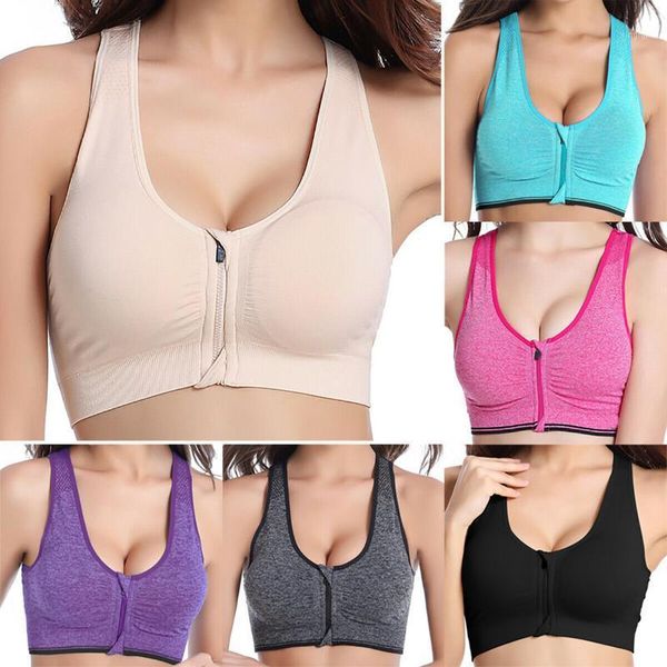 gym clothing women zipper push up sports bras vest underwear shockproof breathable fitness athletic running yoga bh sport 1, White;black
gym clothing women zipper push up sports bras vest underwear shockproof breathable fitness athletic running yoga bh sport 1, White;black