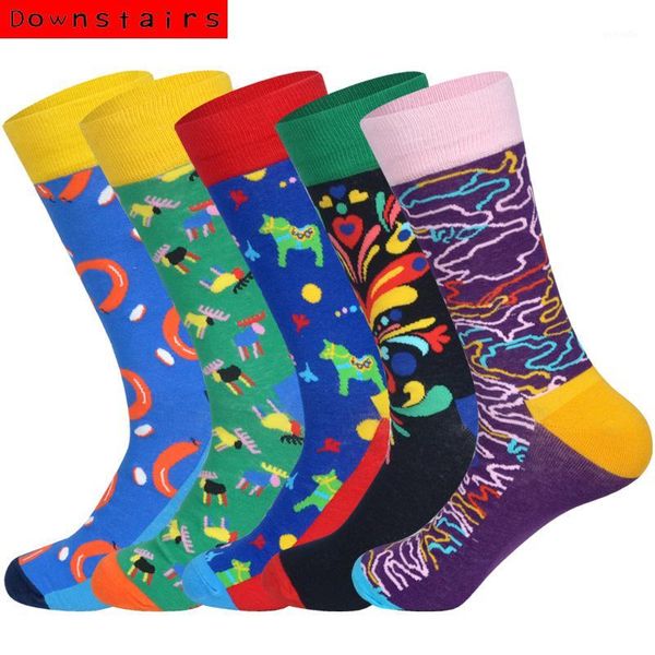 downstairs 5pairs/lot classical men's socks british style striped animal flower streetwear crew happy socks meia masculina1, Black
downstairs 5pairs/lot classical men's socks british style striped animal flower streetwear crew happy socks meia masculina1, Black