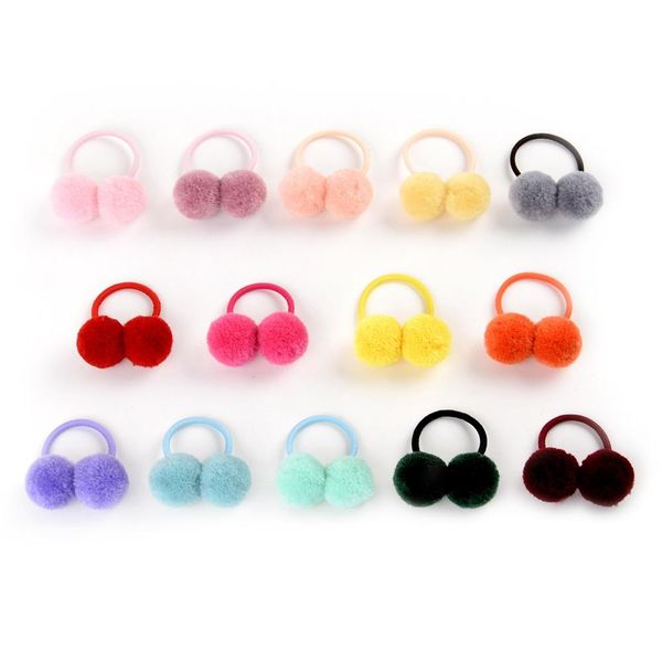 14pcs lot 1.4 small solid double fur ball with elastic rope handmade hair band for kids girls hair accessories h wmtiax, Black;brown
14pcs lot 1.4 small solid double fur ball with elastic rope handmade hair band for kids girls hair accessories h wmtiax, Black;brown