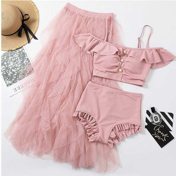 bikinis set female swimsuit fission three-piece holiday beach dress korea ins tall waist wind show thin1
bikinis set female swimsuit fission three-piece holiday beach dress korea ins tall waist wind show thin1